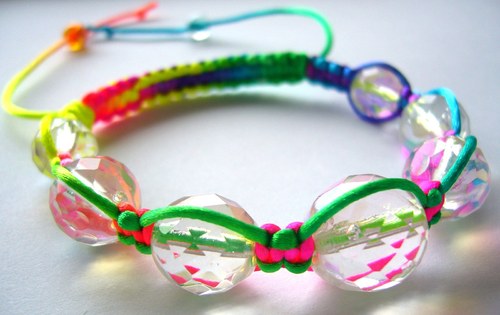 Duhový náramek Shamballa — foto 1