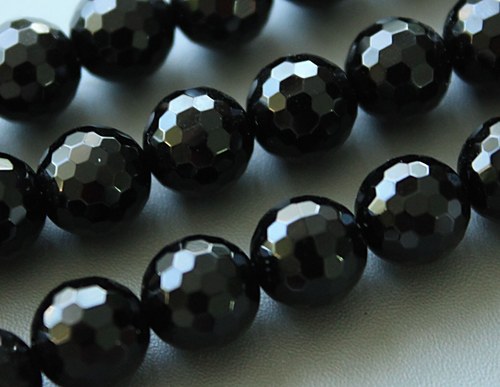 Broušené rondelky ONYX 8mm/ 2ks.