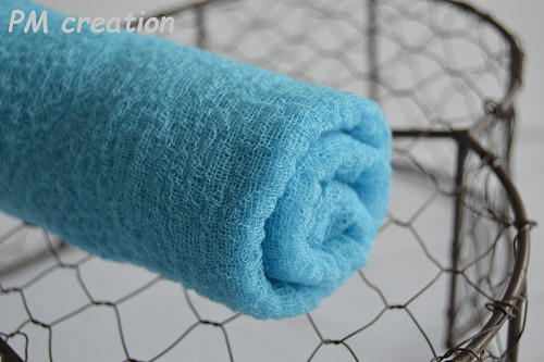 Wrap-dečka,, na focení miminek,,modrá — foto 1