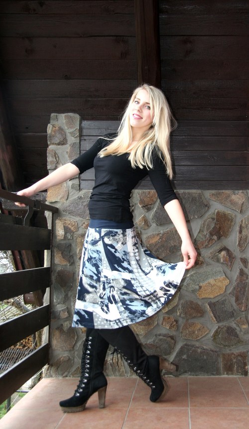 Sukýnka maximálně pohodlná dílová — foto 1
