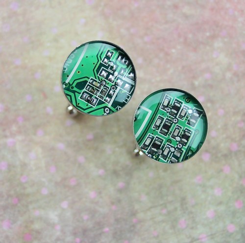 IT manžetové knoflíčky /green/ — foto 1