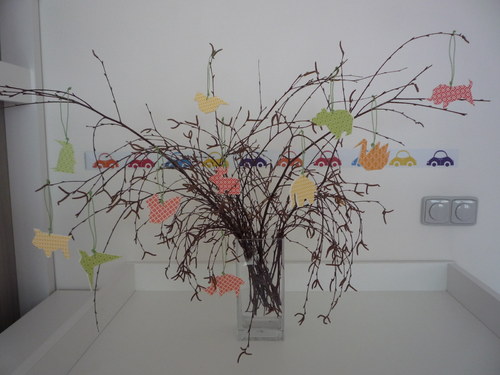Origami závěsná dekorace — foto 1