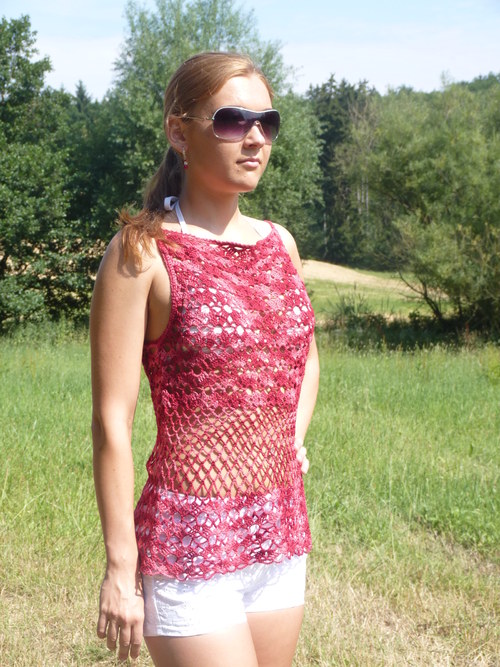 Halenka háčkovaná