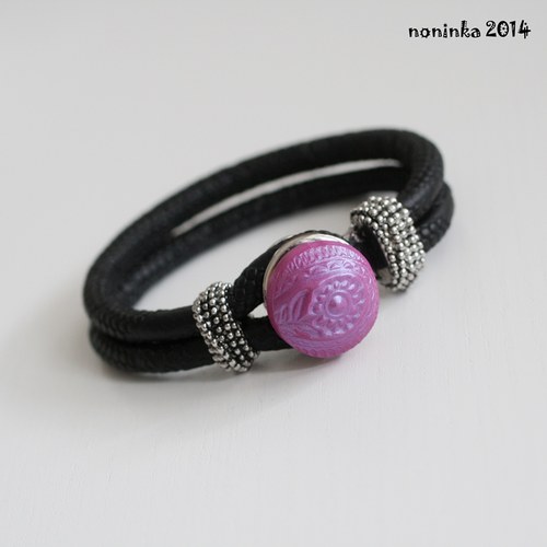 Variabilní náramek černý — foto 1