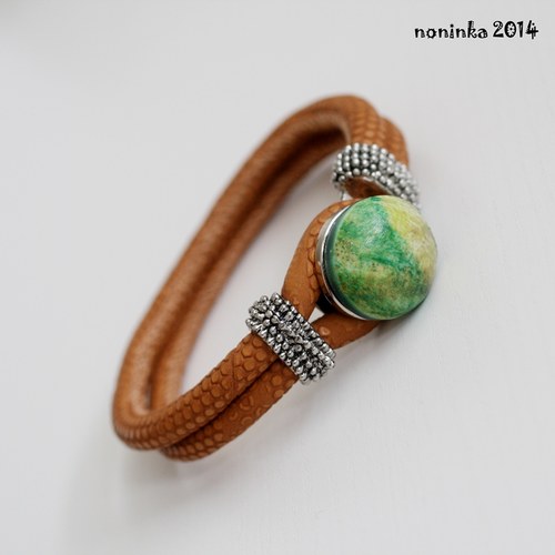 Variabilní náramek hnědý — foto 1