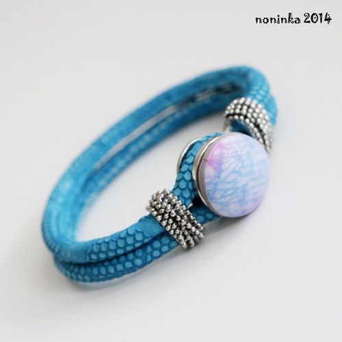 Variabilní náramek modrý — foto 1