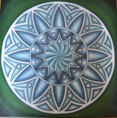 Modrá mandala — foto 1