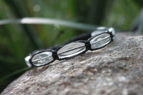 Náramek makramé/shamballa — foto 1
