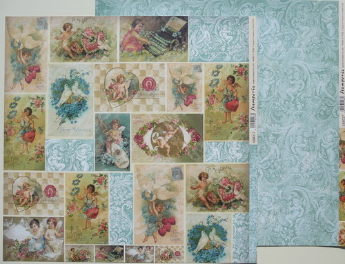 Oboustranná čtvrtka 30,5x30,5 cm