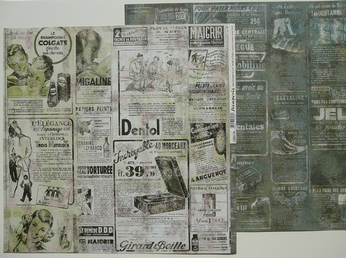 Oboustranná čtvrtka 30,5x30,5 cm