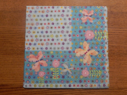 Ubrousek na decoupage - jarní motivy