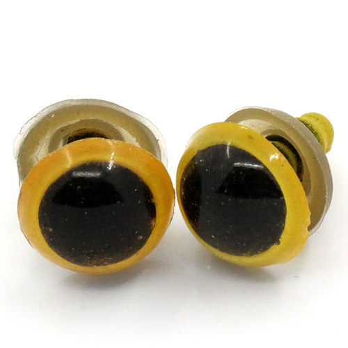 Bezpečnostní oči - žluté 14mm
