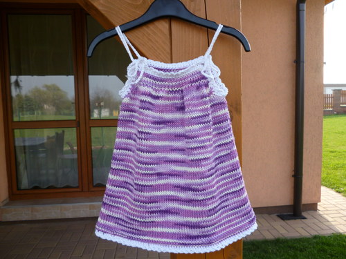 Šatičky/tunika, fialky...:-) — foto 1