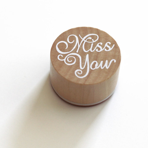 Razítko "Miss you" — foto 1