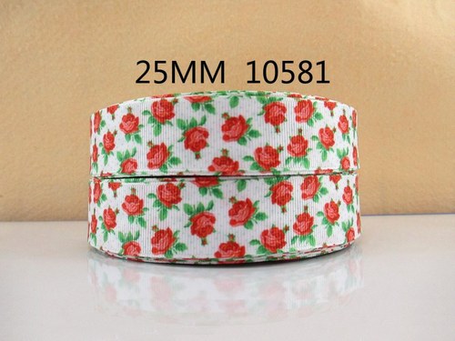 Stuha rypsová š.25 mm: Růžičky