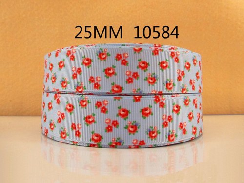 Stuha rypsová š.25 mm: Růžičky