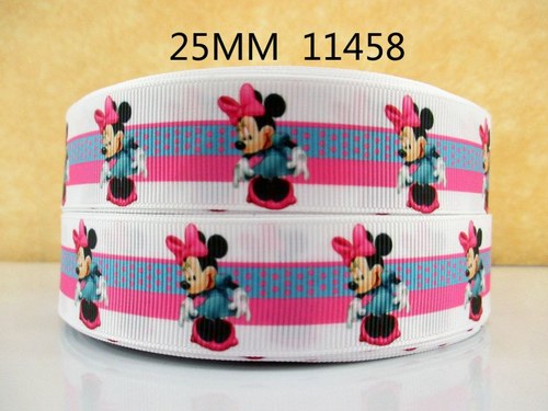 Stuha rypsová š.25 mm: Minnie Mouse