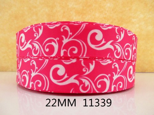 Stuha rypsová š.22 mm: Swirls