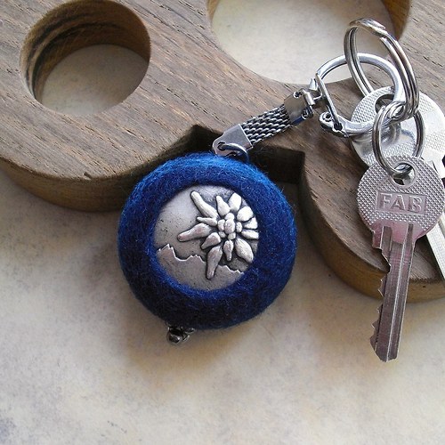Button s protěží ... přívěšek — foto 1