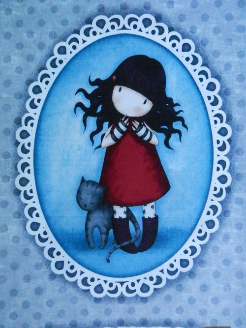 Látkový panel - Dívka 1 — foto 1