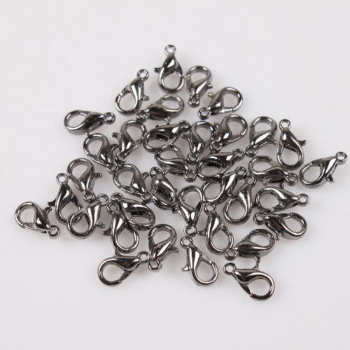 Zapínání, odstín gunmetal, 5 ks