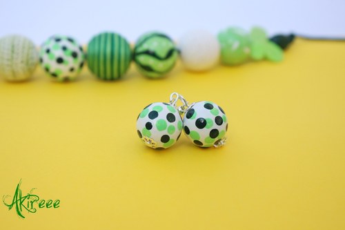 Green Butterfly - náušnice — foto 1