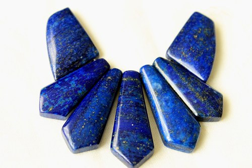 Lapis-lazuli sada 7ks — foto 1