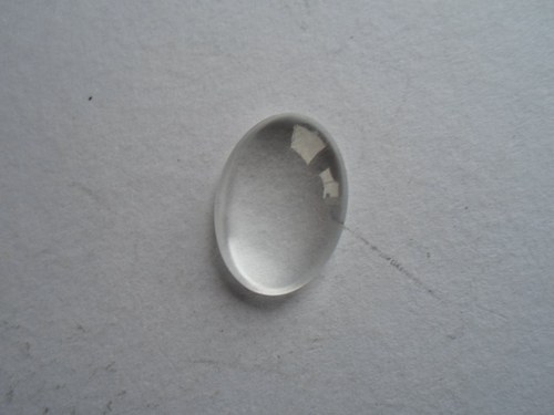 Skleněný kabošon - ovál 18 x 13 mm - 5 ks