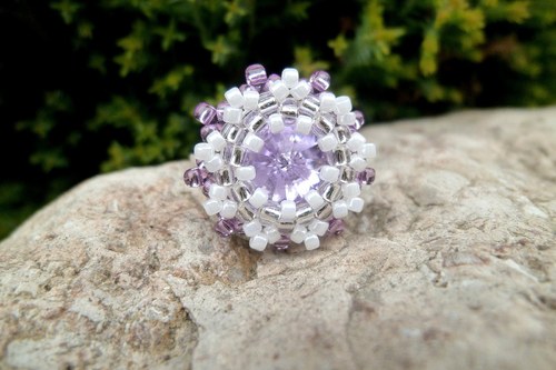 Swarovski prstýnek "Violet" - dětský! — foto 1