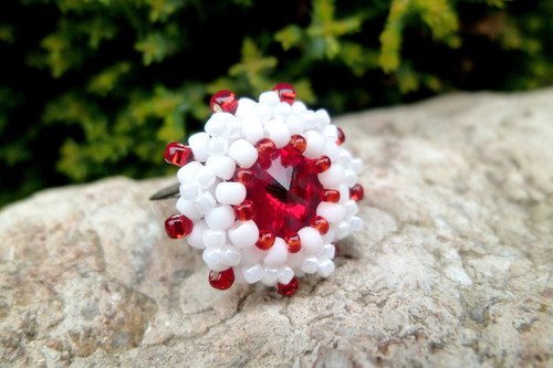 Swarovski prstýnek "Siam" - dětský! — foto 1