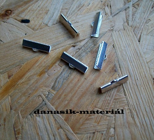 STŘÍBRNÉ KONCOVKY 22 mm-4 ks