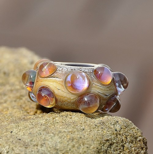 BHB Big Hole Beads "Duhová rosa" — foto 1