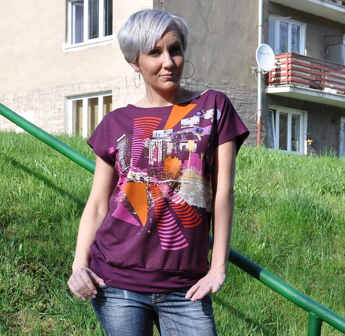 Fialkové triko — foto 1