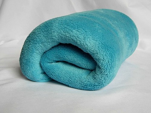 Wellsoft deka 100*100cm: tyrkys — foto 1