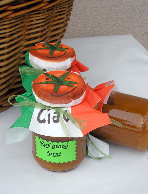 Rajčatové čatní — foto 1