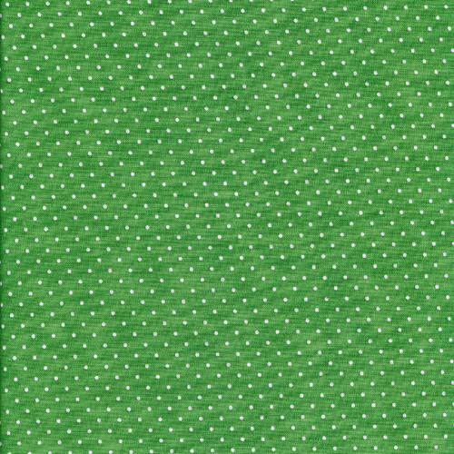 Látka MODA Essential Dots Christmas Green — foto 1