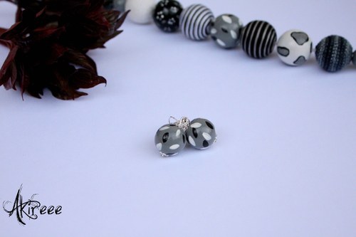 Shades of Grey? - náušnice — foto 1