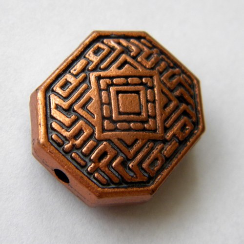 Plast. pokov. korálek ornament - 4 ks