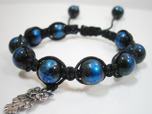 Náramek Shamballa se sovou — foto 1