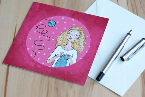 "Háčkování Blondie" blahopřání — foto 1