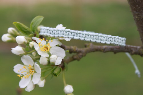 Náramek makramé/shamballa — foto 1