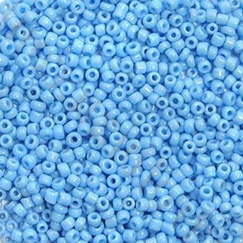 Světle modrý rokajl - 1,6 mm - 10 g