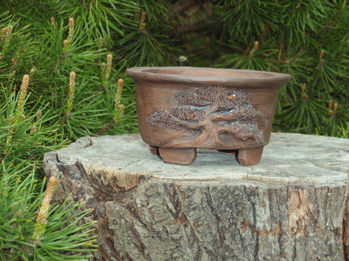 Bonsai miska malá kulatá — foto 1
