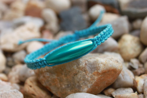Simple Elegance.. Náramek makramé/shamballa — foto 1