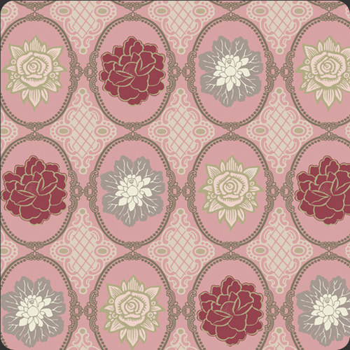 Látka Dashing Roses - Rose Antique Ovals — foto 1