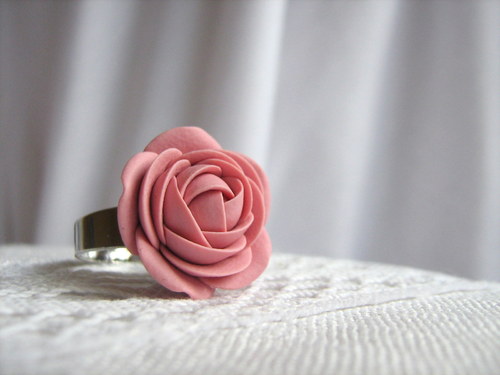 Old rose, prsten — foto 1