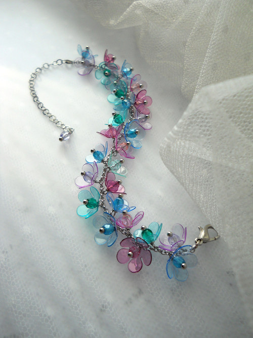 Cascade pastels.mini fleur náramek — foto 1