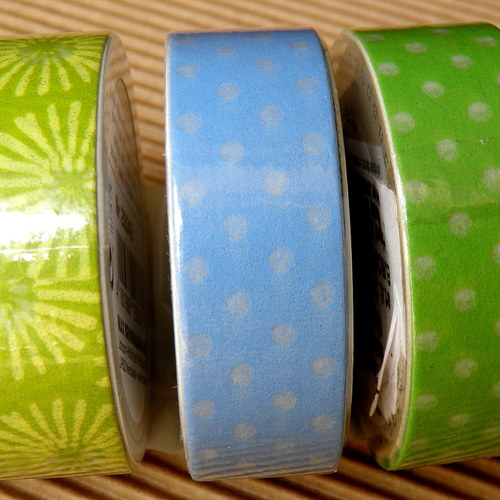 Washi páska modrá puntík — foto 1