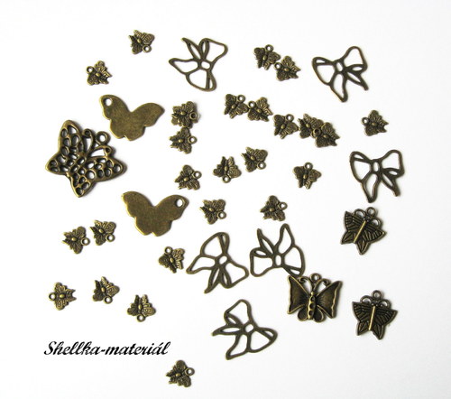 1709.Mix motýlů č.9/ 20g — foto 1