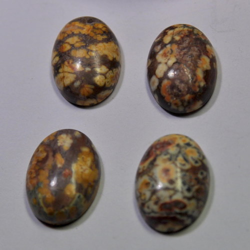 27/2 Kabošon leopardí jaspis 18x13 mm — foto 1